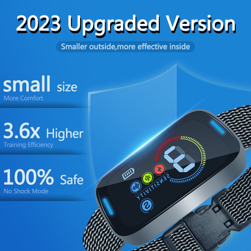 Dispositivo contra ladridos para perros y mascotas, Collar de entrenamiento ultrasónico eléctrico inteligente pequeño para perros, deja de ladrar