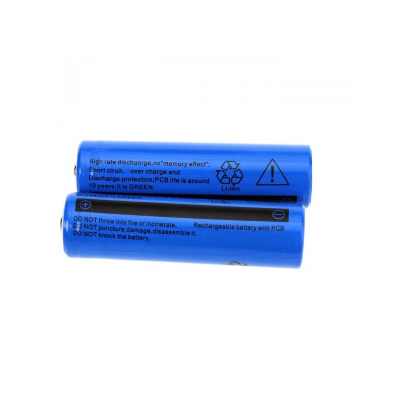 UltraFire TR 3000mAh 3.7V 18650 Batería recargable de ion litio (1 par)