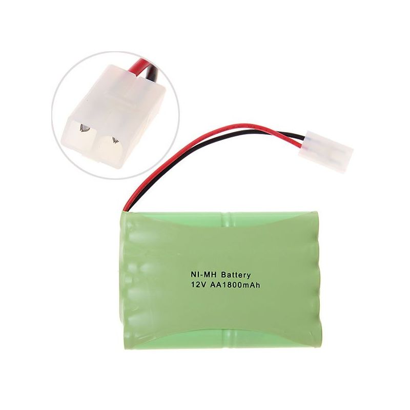 Batería recargable de Ni-MH de 12 V AA y 1800 mAh