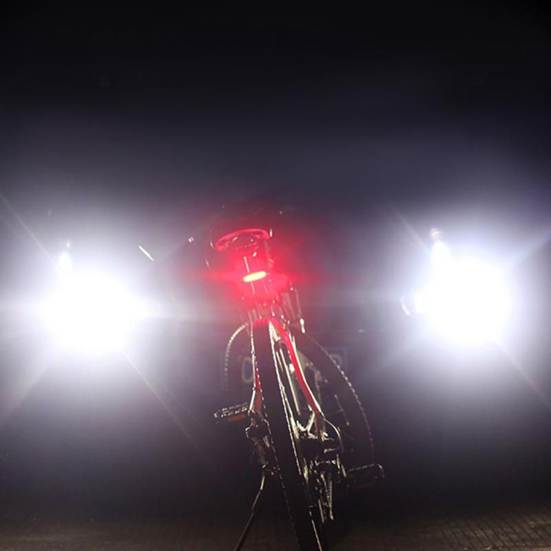 Luz trasera de la luz trasera de la bicicleta recargable USB LED de la cola de la bicicleta LED