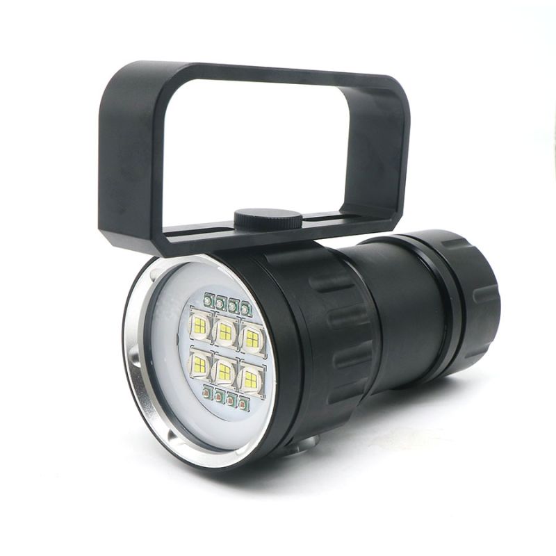 UV 395-400NM Linterna de buceo 15x2 Luz blanca / 4x Luz roja / 4x UV LED LED Linterna de antorcha