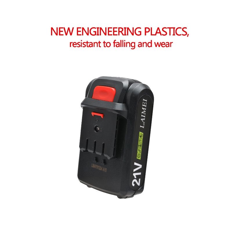  21V batería de litio Li-ion Herramientas de alimentación de la batería de la batería para el taladro recargable para el destornillador inalámbrico Batería eléctrica