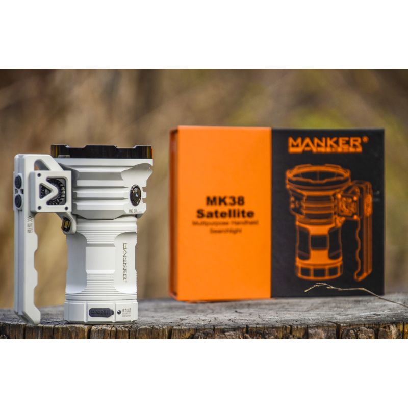 Manker MK38 8x XHP70.2 Linterna LED 41500 lúmenes Proyector de mano multiusos satelital