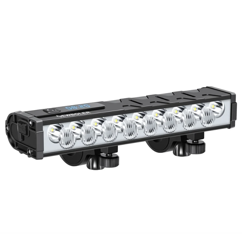 Luz delantera para bicicleta NITEBEAM, 10 000 lúmenes, 10 000 mAh, resistente al agua, carga USB, para ciclismo de montaña o carretera