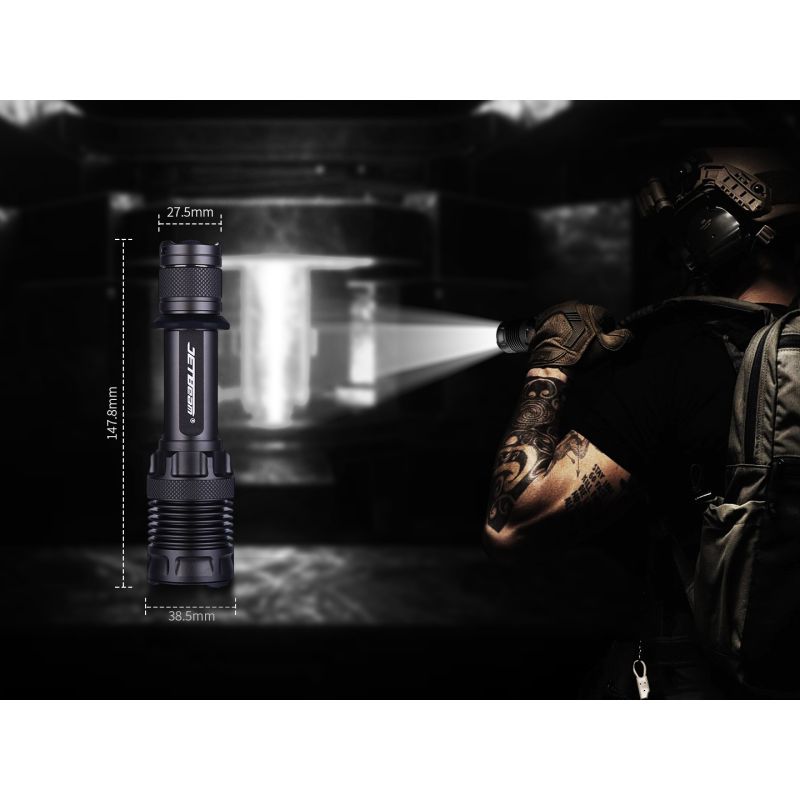 Linterna táctica de alto rendimiento JETBEAM M37 PRO