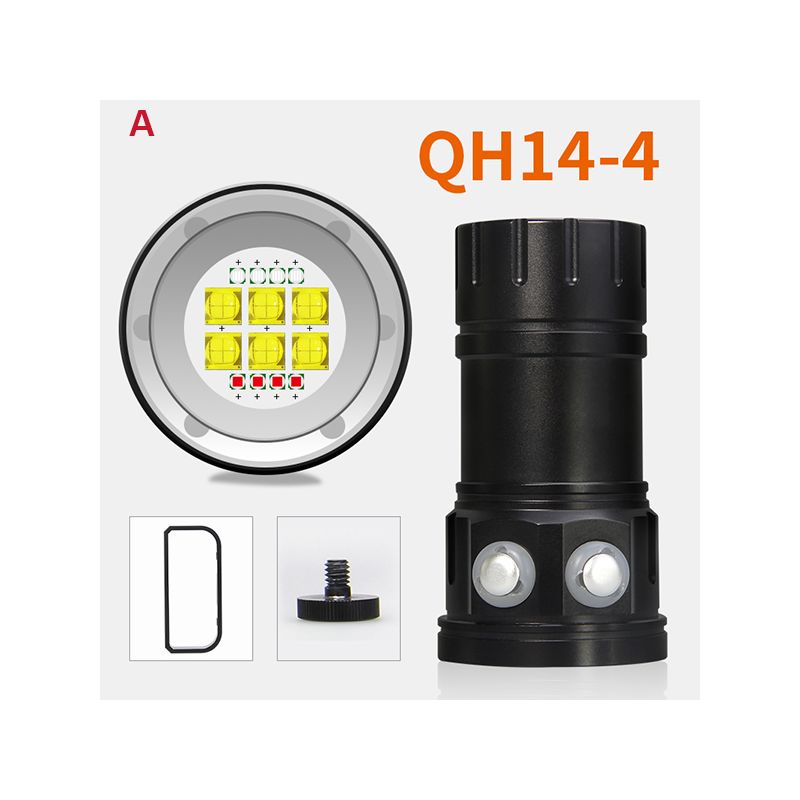 UV 395-400NM Linterna de buceo 15x2 Luz blanca / 4x Luz roja / 4x UV LED LED Linterna de antorcha