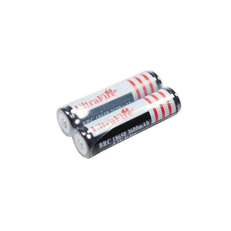 UltraFire protegido 3.7V 18650 3600mAh baterías recordables