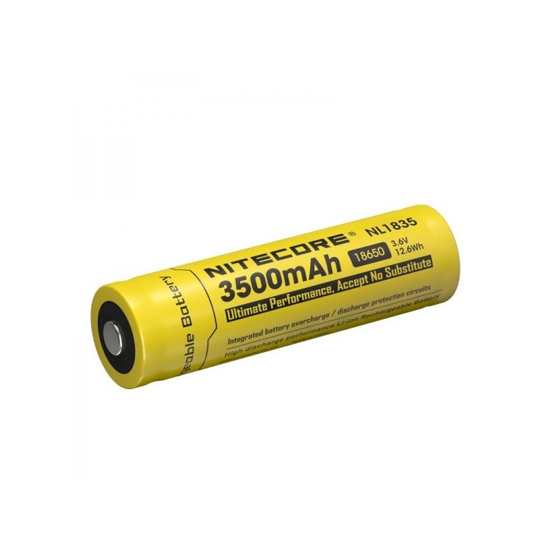 Nitecore 18650 NL1835 3500 3.6V 12.6WH Batería recargable de iones de litio