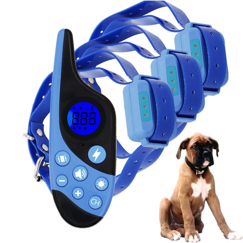 2021 Nuevo Nuevo 500M Colvante de Transporte de Priguridad de Perro Pet Remoto Recargable Recargable Con Pantalla Lcd Para Todo el TamaÑo Sonido de VibraciÓN de TamaÑO