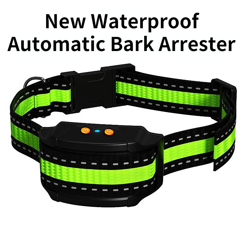 Dispositivo inteligente antiladridos para perros, Collar ultrasónico eléctrico USB para entrenamiento de perros, Collar antiladridos para dejar de ladrar, vibración