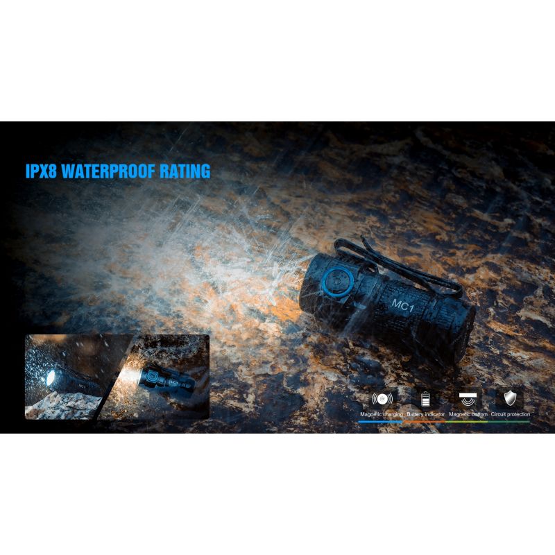 TrustFire MC1 Baton XP-L HI 1000 LUMENS LED Mini EDC Flashlight Llavero Antorcha