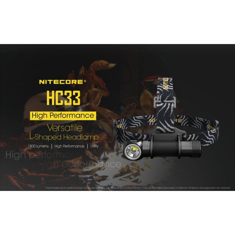 Nitecore HC33 XHP35 1800 Faro lumensulado