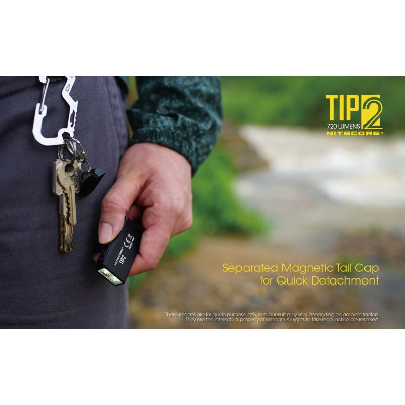 Nitecore Tip2 XP-G3 S3 LED 720 Lumens USB Llavero recargable Linterna