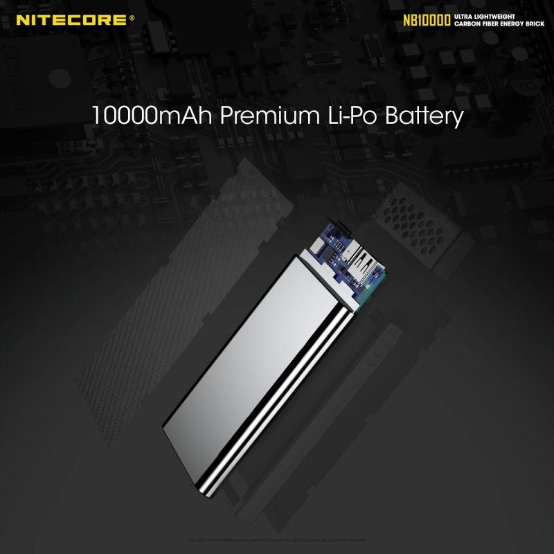 Nitecore NB10000 QC Dual Puerto USB / USB-C 10000mAh Power Bank