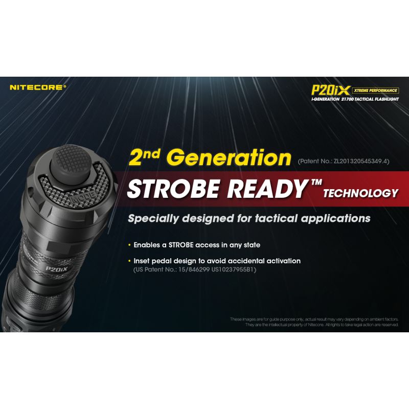 Nitecore P20IX 4 x xp-l2 v6 led 4000 lumens linterna