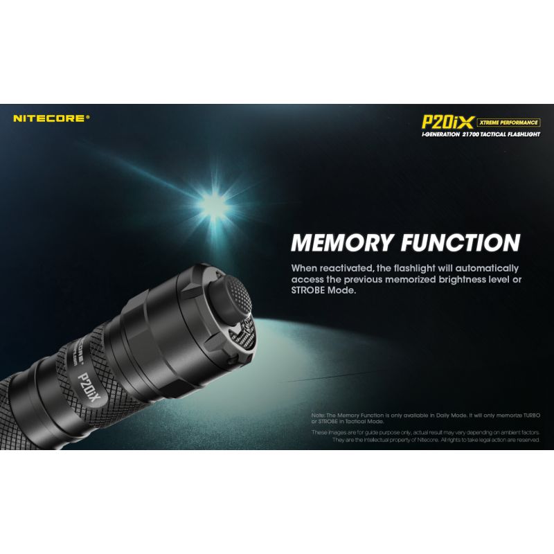 Nitecore P20IX 4 x xp-l2 v6 led 4000 lumens linterna