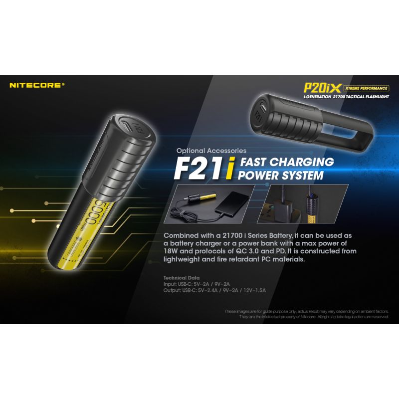 Nitecore P20IX 4 x xp-l2 v6 led 4000 lumens linterna