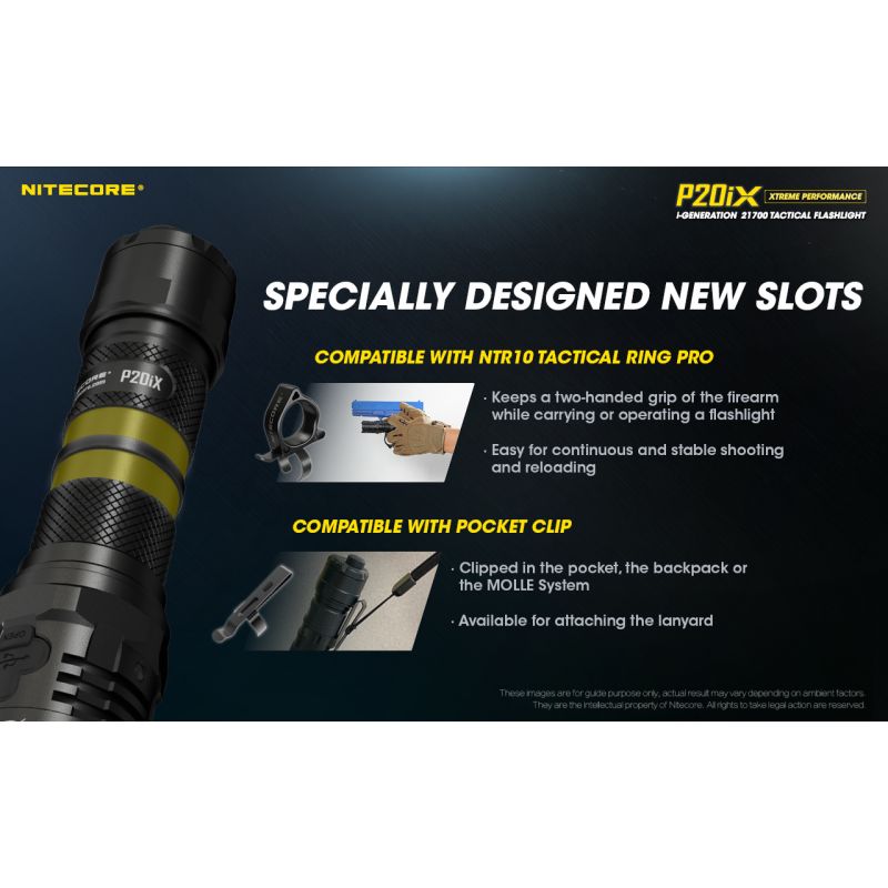 Nitecore P20IX 4 x xp-l2 v6 led 4000 lumens linterna