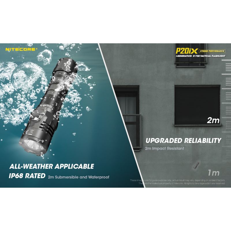 Nitecore P20IX 4 x xp-l2 v6 led 4000 lumens linterna