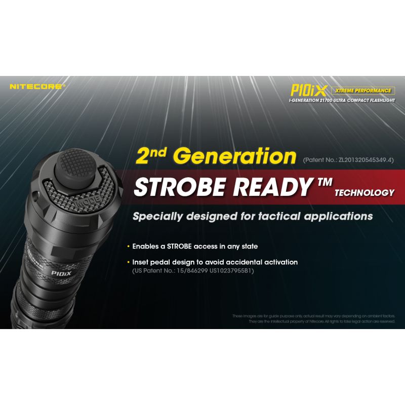 Nitecore P10iX 4 x XP-L2 V6 LED Linterna de 4000 lúmenes