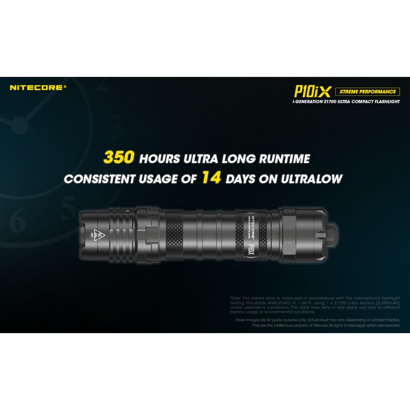 Nitecore P10iX 4 x XP-L2 V6 LED Linterna de 4000 lúmenes