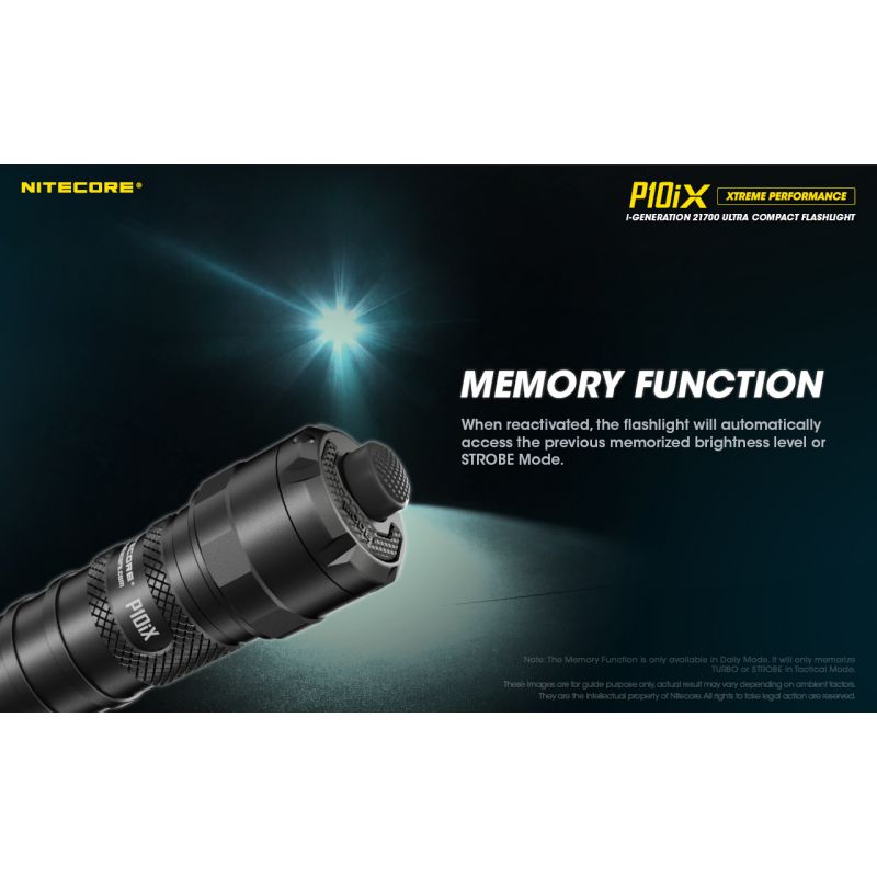 Nitecore P10iX 4 x XP-L2 V6 LED Linterna de 4000 lúmenes