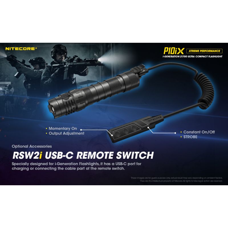 Nitecore P10iX 4 x XP-L2 V6 LED Linterna de 4000 lúmenes