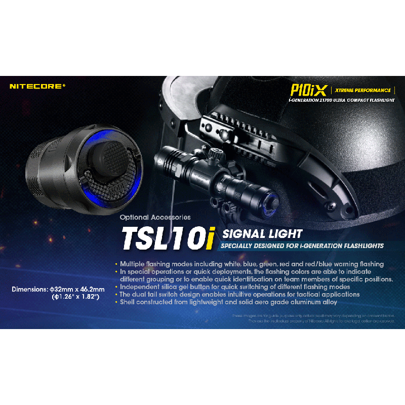 Nitecore P10iX 4 x XP-L2 V6 LED Linterna de 4000 lúmenes