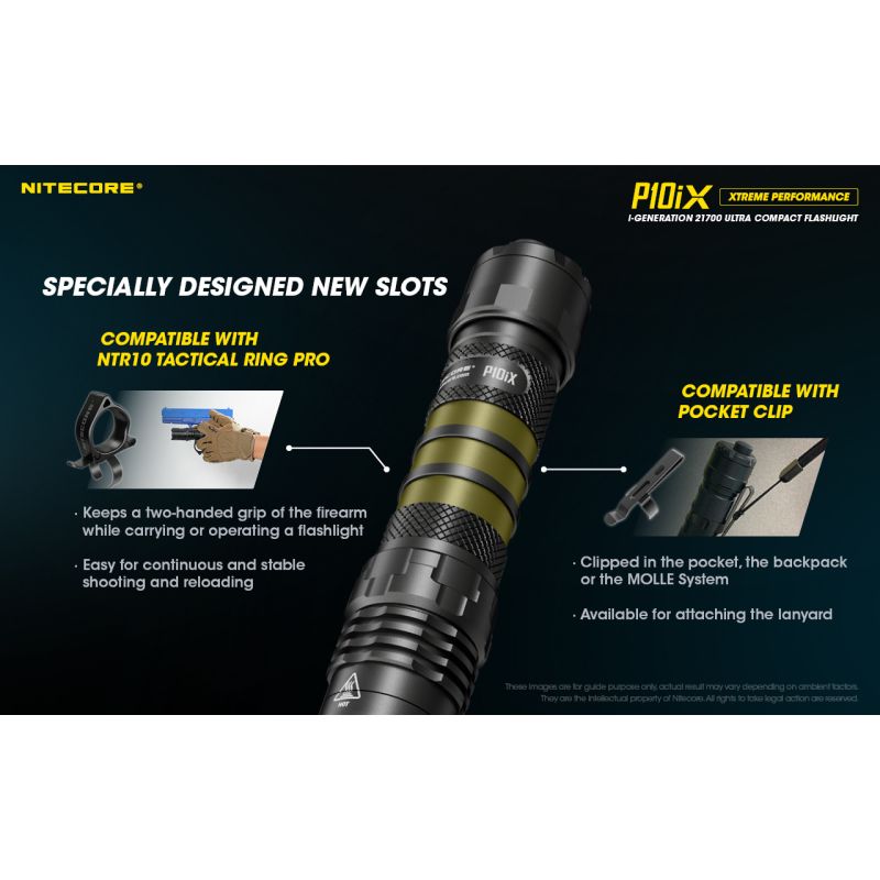 Nitecore P10iX 4 x XP-L2 V6 LED Linterna de 4000 lúmenes