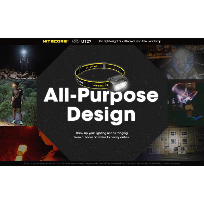 Nitecore UT27 2 x XP-G3 S3 LED Faro de 520 lúmenes