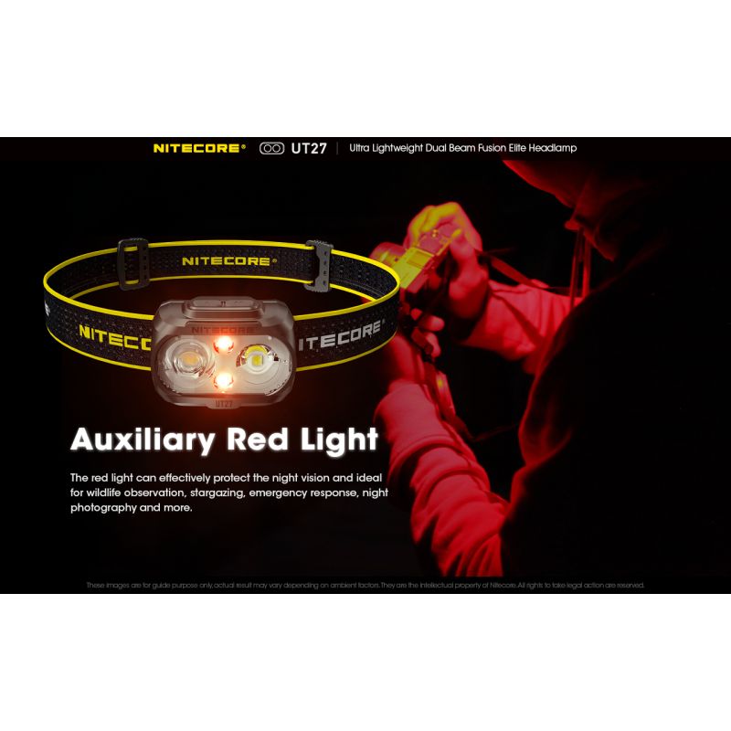 Nitecore UT27 2 x XP-G3 S3 LED Faro de 520 lúmenes