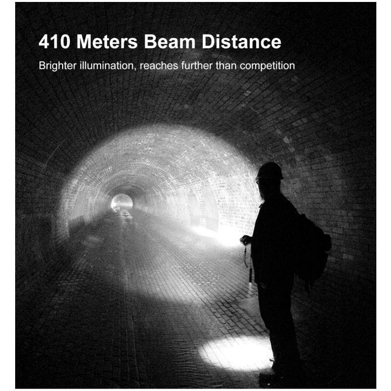 Klarus XT11GT PRO V2.0 Luminus SST-70 3300LM 410M USB-C Linterna recargable rápida