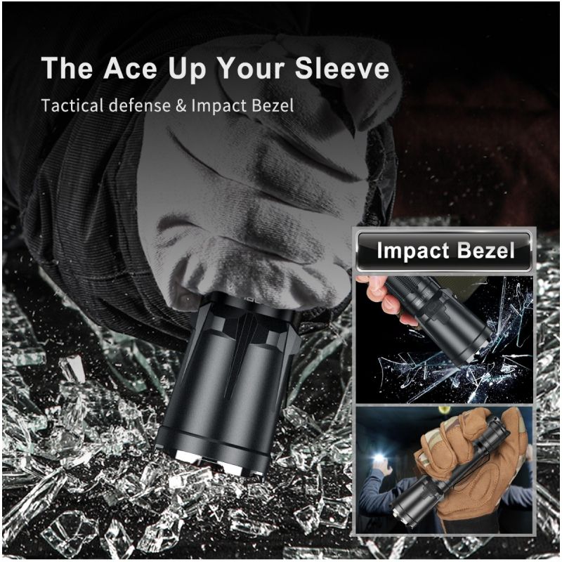 Klarus XT11GT PRO V2.0 Luminus SST-70 3300LM 410M USB-C Linterna recargable rápida