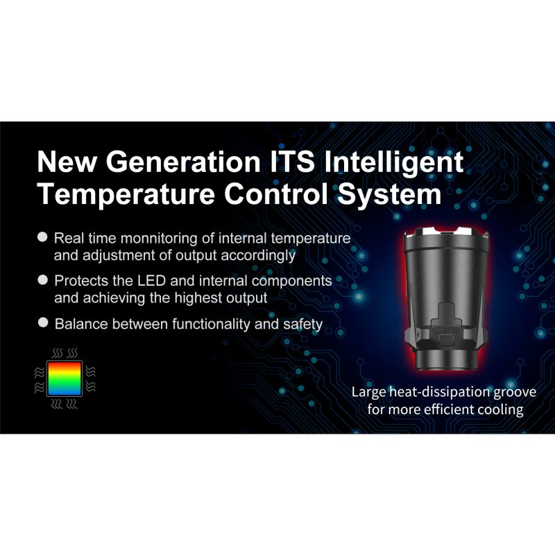 Klarus XT11GT PRO V2.0 Luminus SST-70 3300LM 410M USB-C Linterna recargable rápida