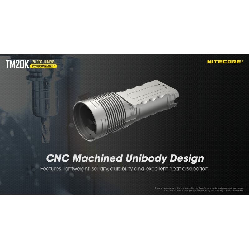 Nitecore TM20K 19 x XP-L2 LED 20000 lúmenes USB-C linterna LED recargable