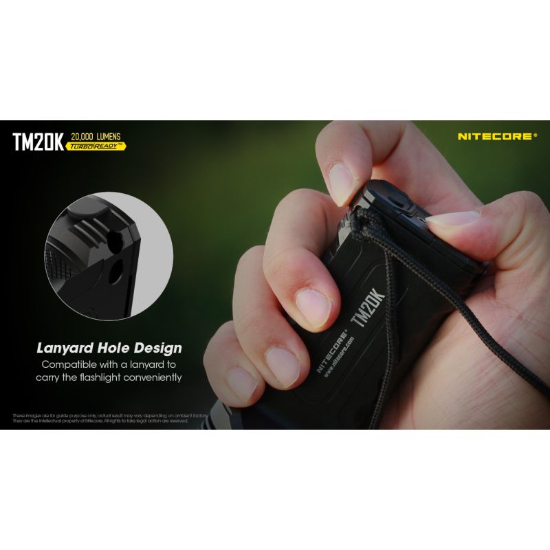 Nitecore TM20K 19 x XP-L2 LED 20000 lúmenes USB-C linterna LED recargable