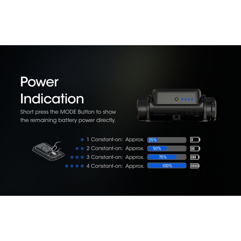 Linterna frontal recargable NITECORE NU43, linterna frontal con luz blanca y roja, linterna con batería de 3400mAh para acampar al aire libre