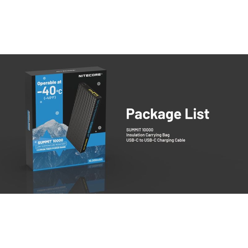 Nitecore Summit 10000 Power Bank