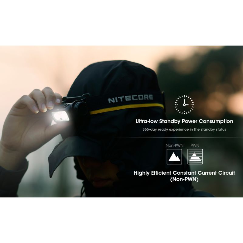 Linterna frontal LED Nitecore NU50 1400 lúmenes