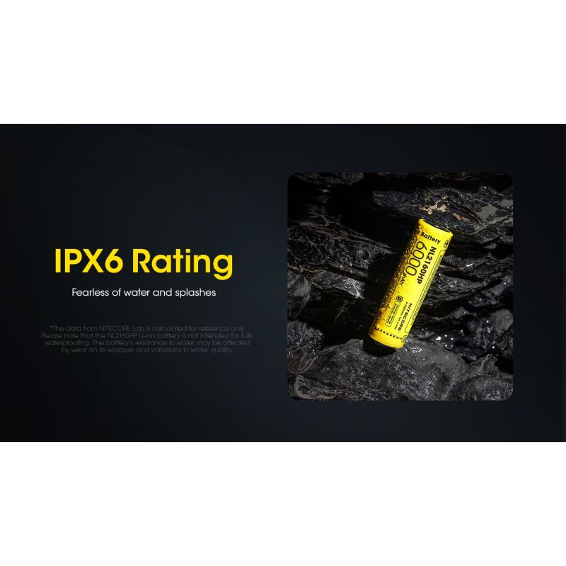 Nitecore NL2150R 5000mAh 3.6V 18WH 21700 Batería recargable de iones de litio USB-C