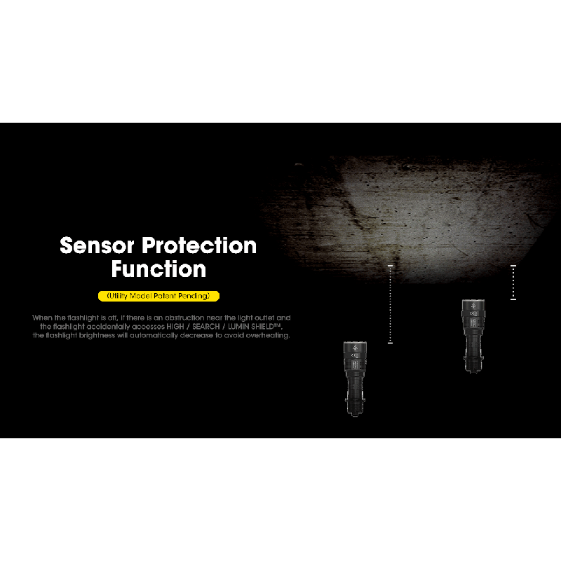 Linterna con carga USB-C Nitecore TM9K PRO de 9900 lúmenes