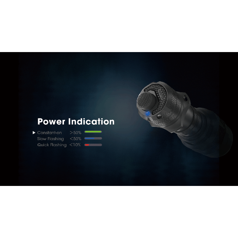 Linterna con carga USB-C Nitecore TM9K PRO de 9900 lúmenes