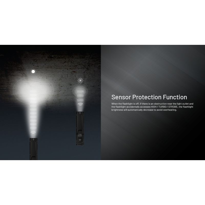 Linterna recargable NITECORE EDC27 UHi de 3100 lúmenes USB-C