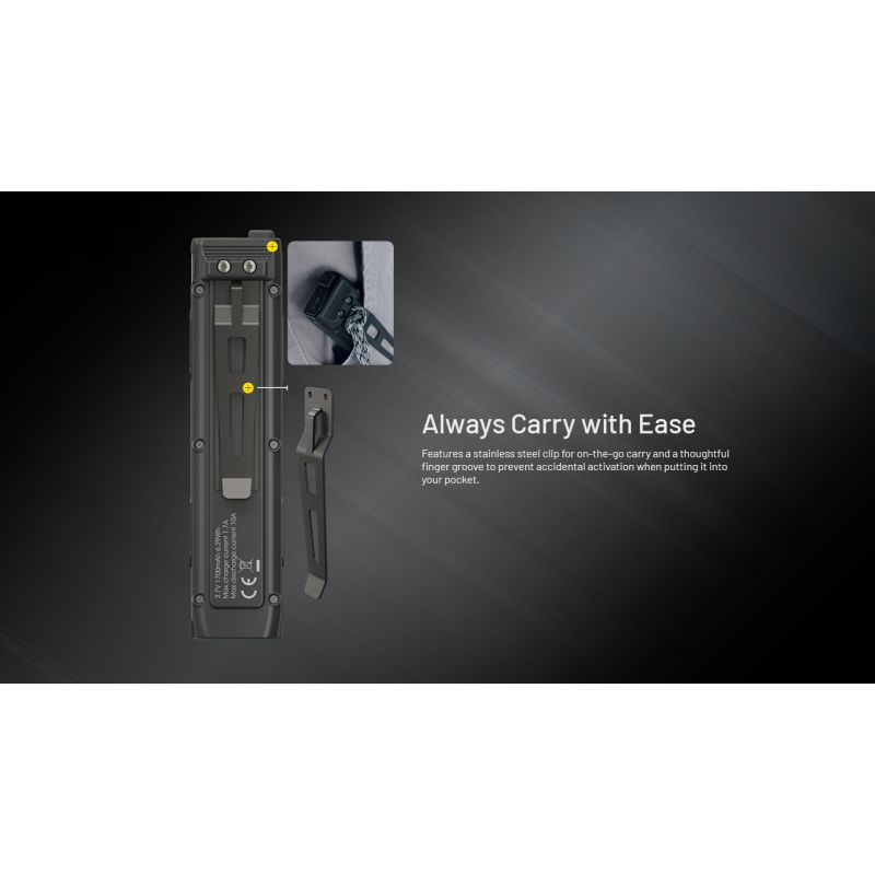 Linterna recargable NITECORE EDC27 UHi de 3100 lúmenes USB-C