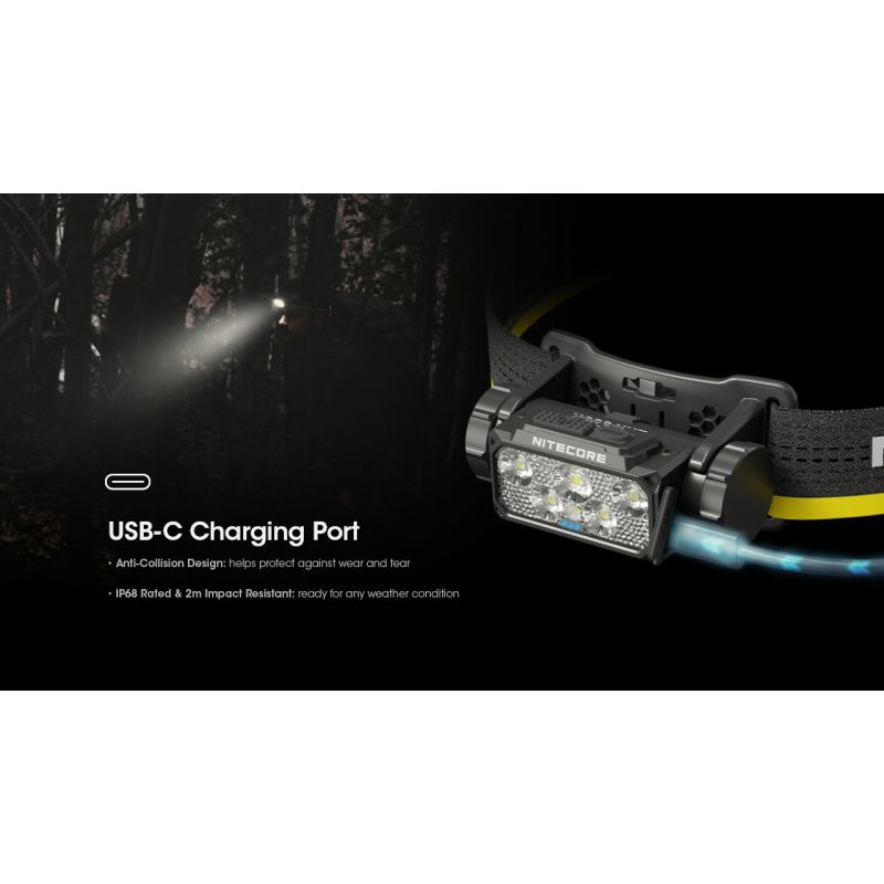 Nitecore HC60 2 U2 LED faro recargable