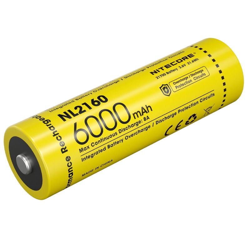 Nitecore NL2140HP 4000mAh 3.6V 14.4WH 21700 Batería recargable de iones de litio