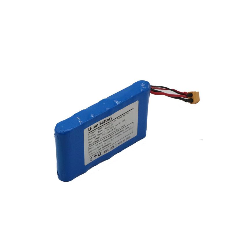 Paquete de batería de 25,2 V 5C, paquete de batería de iones de litio 18650, monopatín de cuatro ruedas, batería de placa de pescado pequeña