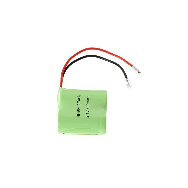 Batería recargable Ni-MH de 2,4 V, 2/3 AA, 800 mAh