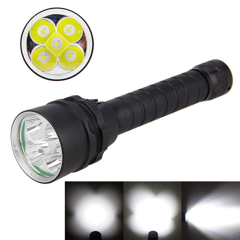 Nuevo 100 m impermeable 8000lm L2 LED linterna linterna linterna antorcha
