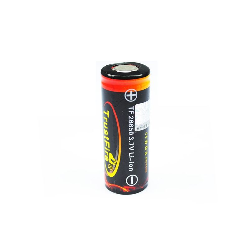 Trustfire TF 26650 3.7V 5000mAh Batería recargable protegida de Li-ion 1pcs